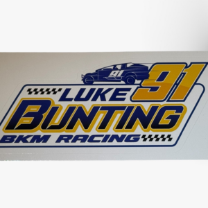 Luke Bunting 91 Classic Logo Sticker