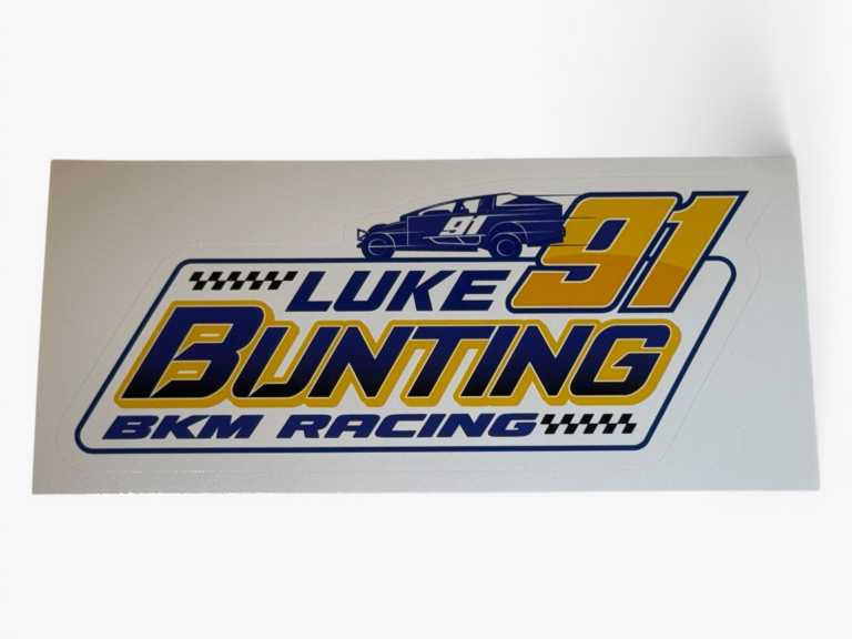 Luke Bunting 91 Classic Logo Sticker